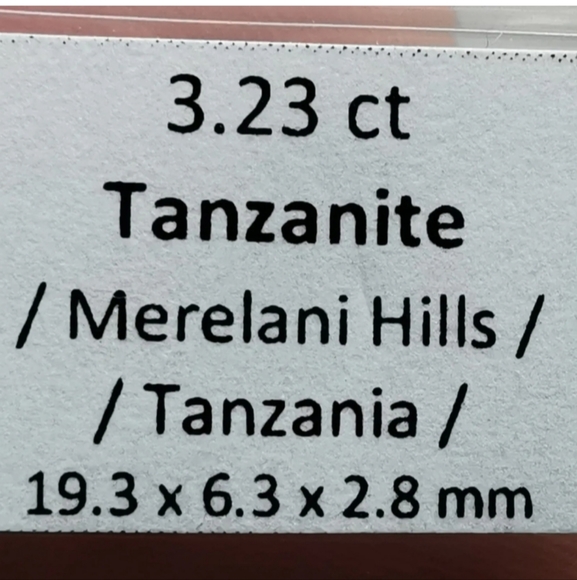 🌟 3.23ct Tanzanite / Merelani Hills, Tanzania / Rough Crystal Gemstone Specimen - Picture 6 of 9
